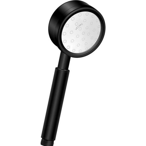 Cabezal de ducha de alta presión de acero inoxidable 304, cabezal de ducha de baño que ahorra agua - Negro (1/3)
