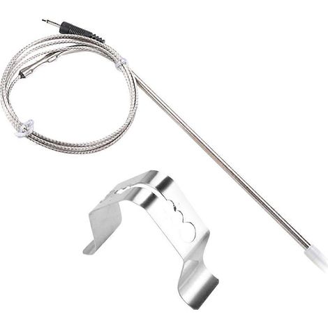 Support de pince pour sonde à viande Kitchen Essentials pour barbecue, lot de 2, en acier inoxydable (1/5)