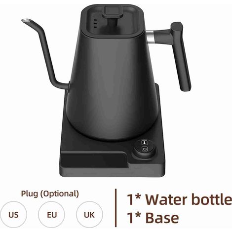 Bouilloire Électrique 1200W Minuteries 1-24h Bec Oie Café Infusion Main Bouilloire pour Maison Hôtel Bureau (1/2)