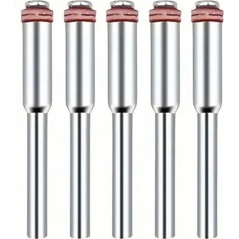 Lot de 5 Accessoires Tige for Outil Rotatif, mandrin à 1/8 Disque Coupe et Polissage, Accessoire perceuse 2,35/3/3,175 mm 5pcs 3.175mm - (1/5)