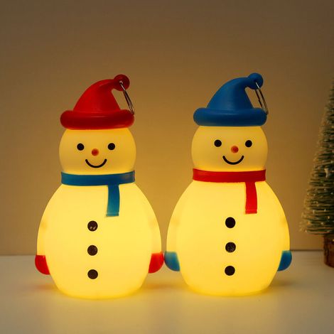 Aiperq Set of 2 Snowman Pendants Christmas Pendants Christmas Hanging Decorations Christmas Tree Pendants (1/5)