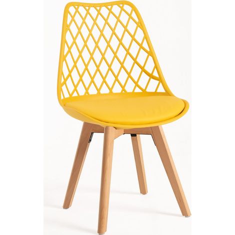 Packs Sillas Comedor - Pack 2 Sillas Mima - Amarillo (1/5)