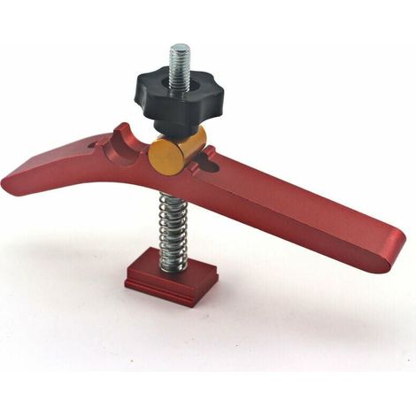 Abrazaderas de tornillo, abrazadera de una mano, abrazadera de ranura en T de aleación de aluminio, juego de abrazaderas de riel en T, herramientas para trabajar la madera (1/5)