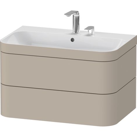Duravit Happy D.2 Plus c-bonded Set suspendu, 775x490mm, 2