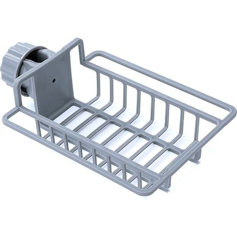 Escurridor de platos colgante, acero inoxidable, rotación de 360°, drenaje rápido, organizador para fregadero de cocina y baño. (1/5)