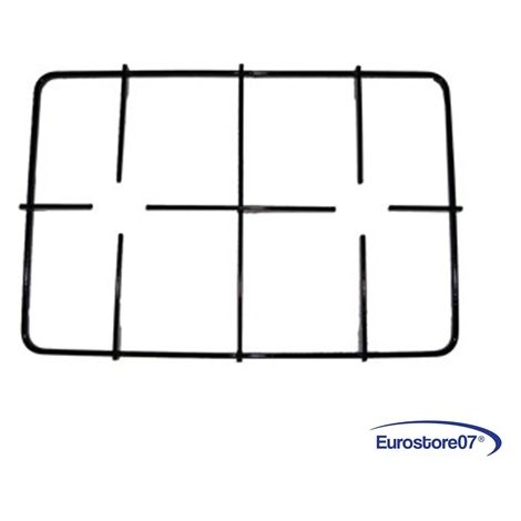 GRIGLIA CUCINA GAS ADATTA A  REX ELECTROLUX ZOPPAS CM 41,3 x 27,8 NERA  P 6753 (1/2)