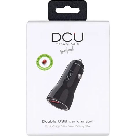 Ladegerät Usb-a &amp Usb-c 5vdc 4,2ah Zigarettenanzünder Schwarz Dcu 36100315