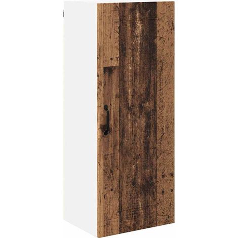 Meuble mural de cuisine,Armoire de cuisine avec porte Bois Ancien 40 x 31 x 100 cm CFW21233 (1/5)