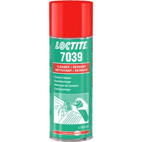 Loctite SF 7039 400 ml Reiniger für elektrische Kontakte, die Feuchtigkeit und Verschmutzungen ausgesetzt sind, als Spray, beschädigt die Isolierschicht nicht, bildet einen wasserdichten Film auf der (1/3)