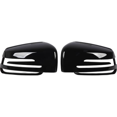 Mercedes-Benz S-Class W221, C-Class W204, CLS C218, E-Class W212, A2128100964 – Exterior mirror cap in high-gloss black (replacement part)