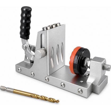 Gabarit de Perçage Oblique Bois pour Assemblage Meuble 9,5 mm