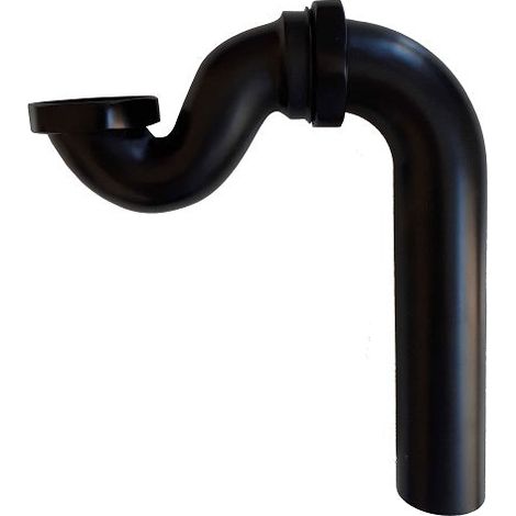 Siphon vertical pour baignoires anciennes CRAWLEY noir