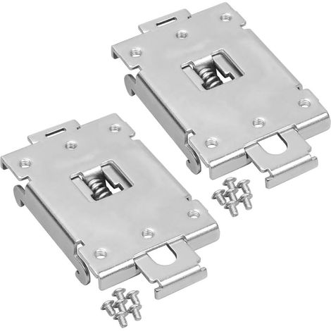 2 pièces Support de Montage sur Rail DIN équipement Adaptateur de Montage sur Rail Support de Montage sur Rail 35mm (1/5)