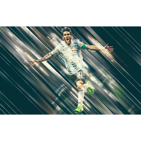 Papier peint panoramique Football - Joueur de Foot - 130 cm x 81 cm (1/2)