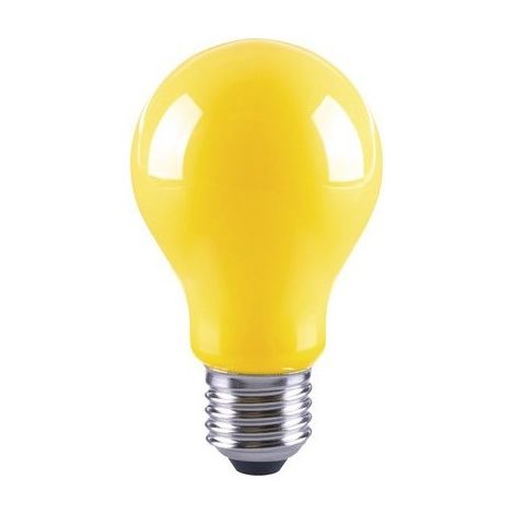 Ampoule LED E27 Dimmable - 5W - Lumière jaune anti-moustique- Ecolife Lighting® (1/3)