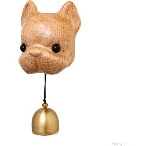 Sonnette décorative en bois pour commerçant, chiot, sonnette décorative pour entrée de Restaurant, maison, arrière-cour, (1/4)