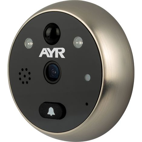 Judas numérique WIFI 760 – Écran LCD 2,8" – Résolution 720P – Capteur de mouvement intégré – Sécurité à domicile améliorée – AYR