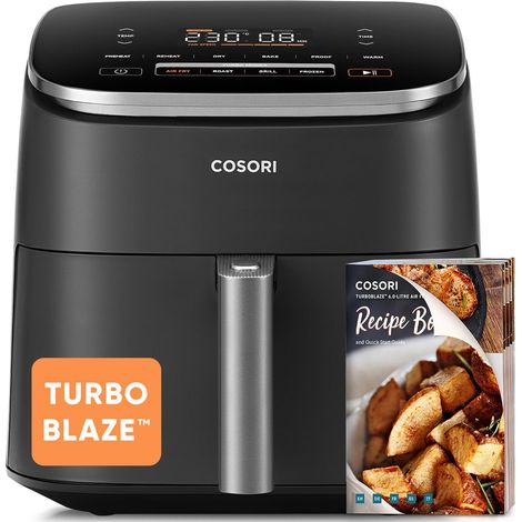 Air Fryer 6L TurboBlaze Friteuse sans Huile 9-en-1, -64% d'Énergie (1/5)