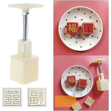 Moules à gâteaux de lune avec tampons - Outils de pâtisserie essentiels - Moules à gâteaux de lune 3D (1/4)