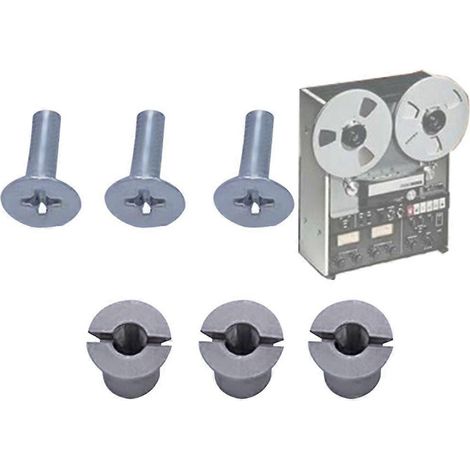 Ensemble de 3 vis pour bobine ouverte, vis mâles et femelles pour bobine de 1/4 (1/4)