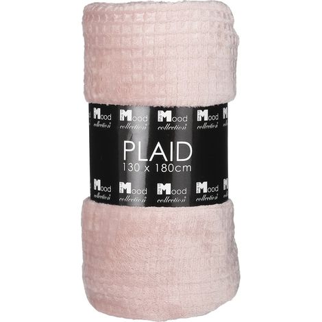 In The Mood Collection Plaid Pêche H1xl130xL180cm (1/3)