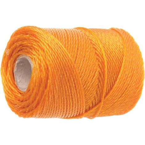 Faithfull 3250 3250 Heavy-Duty Polyethylene Brick Line 250m (820ft) Orange FAI3250 (1/3)