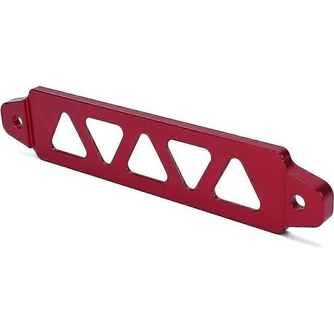Batterie-Spannhalterung für Auto, Aluminium-Batterie-Montagehalterung, Schlosszubehör für, Rot (1/5)
