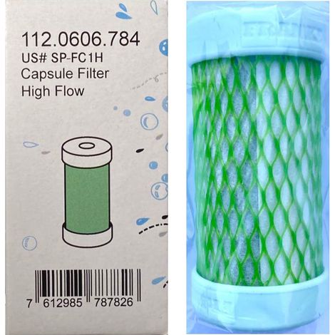 FRANKE 112.0606.784 Filtro per rubinetto da cucina Vital High-Flow, verde