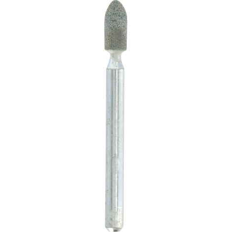 Pierre à aiguiser en carbure de silicium Dremel 83322 - kit d'accessoires pour outil multifonction avec 3 meules Ø 3,2 mm pour affûter et meuler le verre, le granit, le marbre, la porcelaine, la céram (1/3)