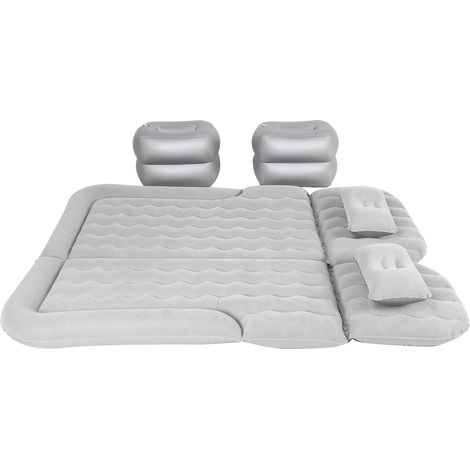 Matelas gonflable de voiture, épais et confortable, pour le camping et le voyage (gris) (1/5)