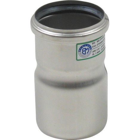 BLÜCHER EuroPipe Übergangsstk.zentr. 1.4404, 75 x 82 mm