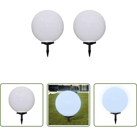 Solarleuchten -  Wegeleuchten 2 Stk. LED 50 cm mit Erdspieß (1/5)