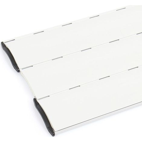 Embout de lame pour volet roulant aluminium 42 mm – Réduit le bruit – Stabilise les lames – À l'unité – Plastique résistant – EVR
