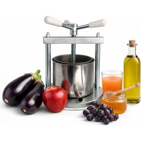 Torchio Torchietto Premitutto Spremitutto Acciaio inox per Frutta Verdura Uva Piccolo