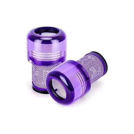 2-teiliges Filterset für Dyson V12, waschbarer HEPA-Filter, kompatibel mit Dyson Detect Slim Absolute Extra/Total Clean/Fluffy, Akku-Staubsauger, austauschbar 971517-01 (1/5)