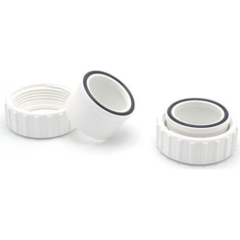 Ubbink – Raccord de sortie ø 50 mm blanc – Joint et écrou inclus – Compatible pompes Poolmax TP 25-35-50-75-120-150 – Pièce de rechange piscine