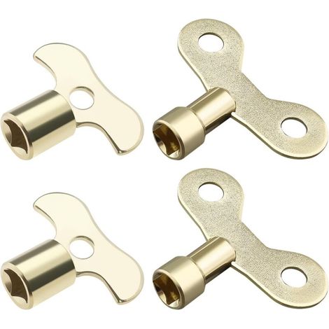 pezzi Chiave per rubinetto Chiave per valvola del radiatore Chiavi di apertura quadrate da 6 mm e 7 mm Chiave per interruttore della manopola dell'acqua Strumento idraulico multifunzionale per fabbric (1/4)