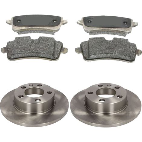 KIT FRENI POSTERIORI compatibile con AUDI A6 (C7, 4G2,4G5,4GC,4GD,4GH,4GJ) - DISCHI + PASTIGLIE OEM: FDB4410 / 17778 , 18196 , 18267 /SOSTITUZIONE DIRETTA/BASSA POLVERE/SILENZIOSO