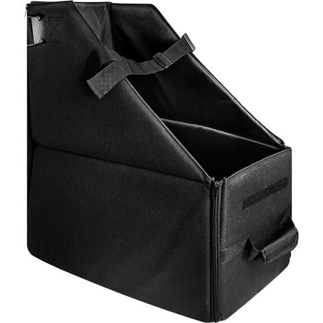 Boîte de rangement pour vélo pliante, organisateur de coffre de voiture, Solution pour vélo pliable, permet d'économiser de l'espace et d'éviter les dommages.