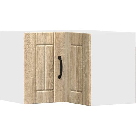 Maison Exclusive - Mobile angolare per parete LUCCA Rovere Sonoma 57 x 57 x 40 cm