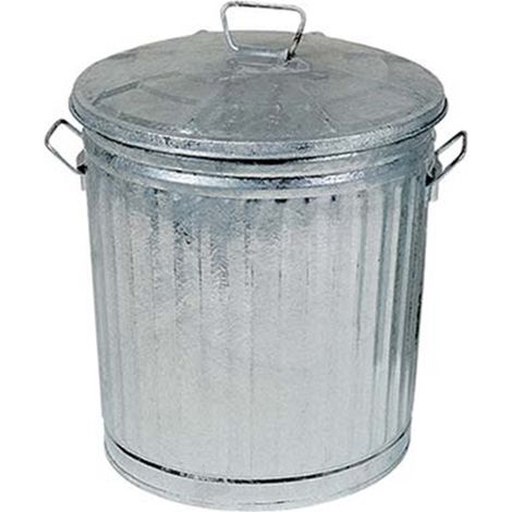 BIDONE ZINCATO LT.35