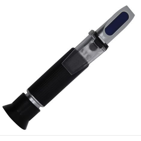 Salzgehalt Refraktometer, Automatische Temperaturausgleichung Salinitäts Refraktometer, Hydrometer 0-100 ppt & 1,000-1,070 Spezifischer Schwerkraft-ATC-Refraktometer für Meerwasser Aquarien