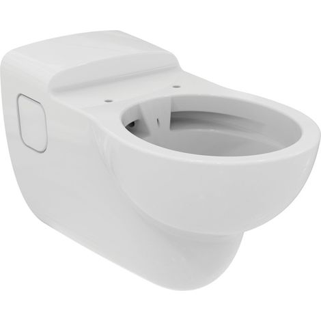 IS Abattant de WC à contour profond Wandtiefspül, sans rebord, 360x700x365mm, blanc avec SmartGuard
