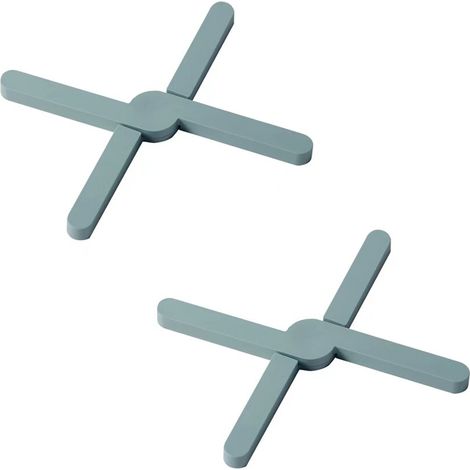Dessous de Plat en Silicone Antidérapant Pliable Design Dessous de Plat pour Table de Cuisine Résiste à 220 Degrés 2 pièces