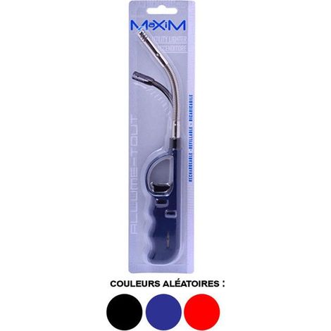 Allume-gaz - POLYFLAME - 28 cm - Flexible - Réglable - Sécurisé pour enfants
