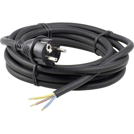 AS Schwabe 60379 Strom Anschlusskabel  Schwarz 4.50 m