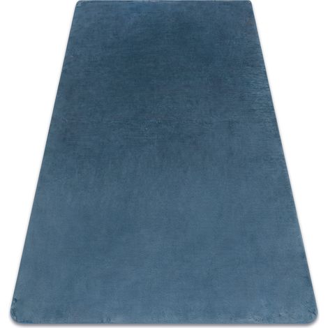 Moderner Waschteppich POSH Shaggy, plüschig, dick Antirutsch blau blue 50x80 cm
