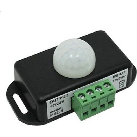 Neuwertiger automatischer Infrarot-PIR-Bewegungsmelder-Schalter (1 Stück, DC 12V-24V 8A) für LED-Beleuchtung