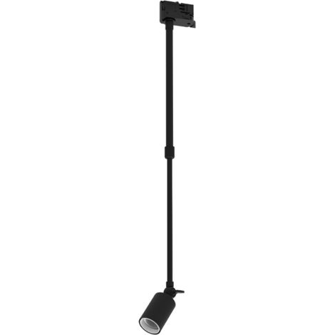 Connettore Binario Plafoniera Nero E27