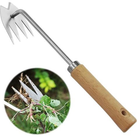 Manueller Unkrautstecher, Garten-Handunkrautstecher mit Griff, Unkrautzieher, Gartengeräte zur Entfernung von Gartenunkraut